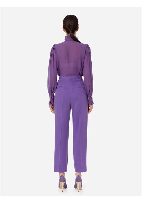 Pantalone over con pence Elisabetta Franchi ELISABETTA FRANCHI | Jeans | PJ66D26E2AS5